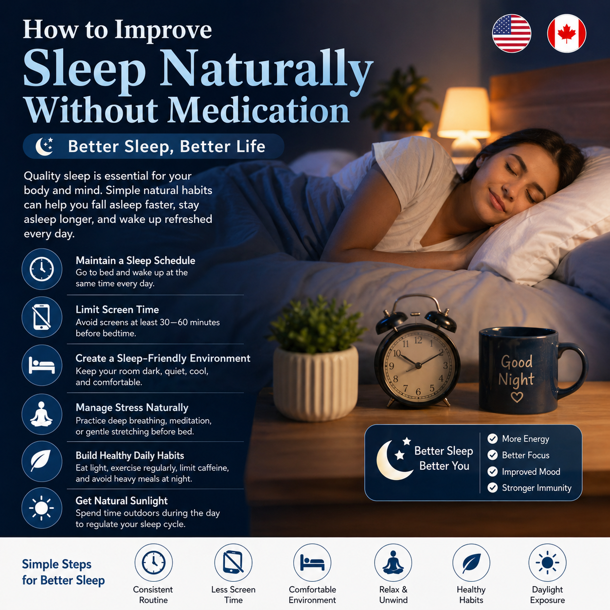 How to Improve Sleep Naturally Without Medication