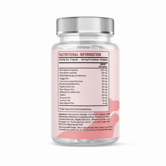 FLORVIA Joint Care Capsules for Joint Pain Relief, Flexibility & Mobility Support – 60 Capsules