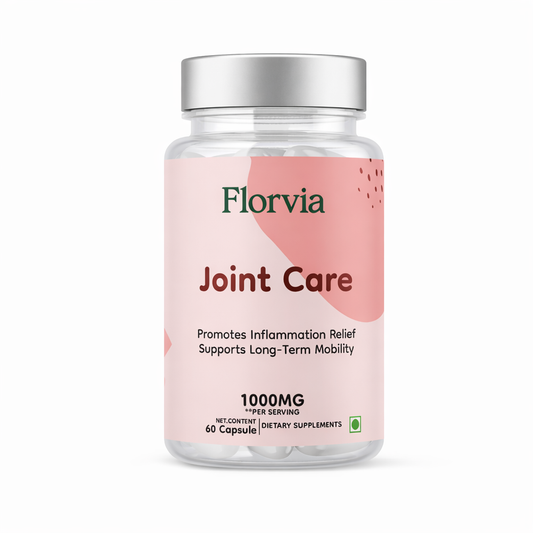 FLORVIA Joint Care Capsules for Joint Pain Relief, Flexibility & Mobility Support – 60 Capsules
